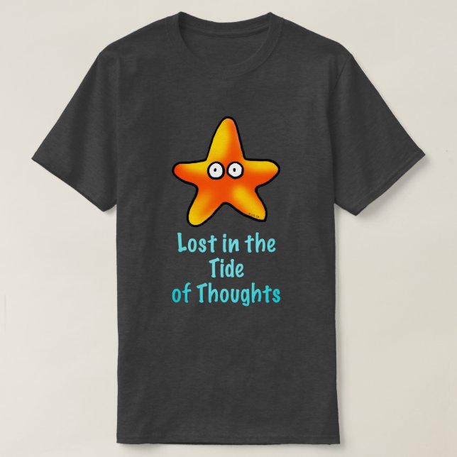 T-shirt Poisson étoilée dans Ocean Tide (Design devant)