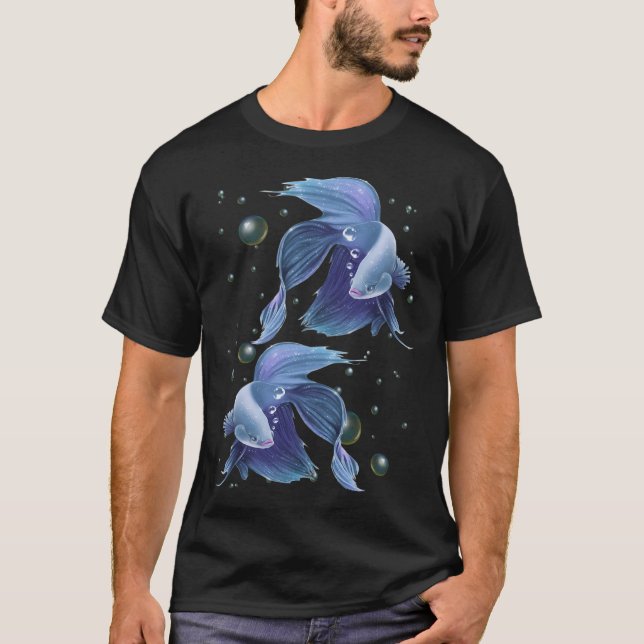 T-shirt Poisson Fantastique, un conte de poisson (Devant)