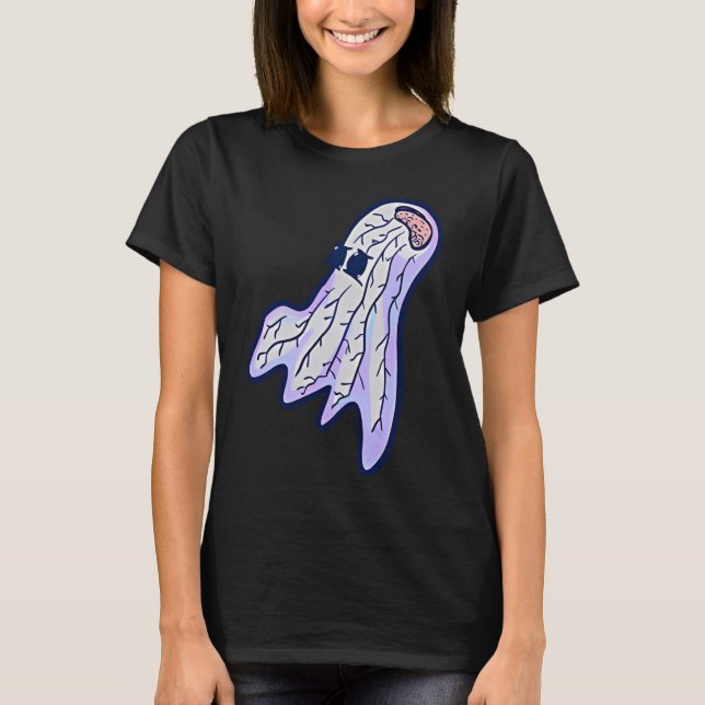 T-shirt Poisson fantomatique low fi (Devant)