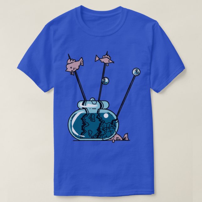 T-shirt Poisson fauché (Design devant)