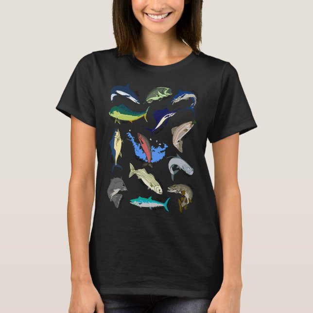 T-shirt Poisson flash (Devant)
