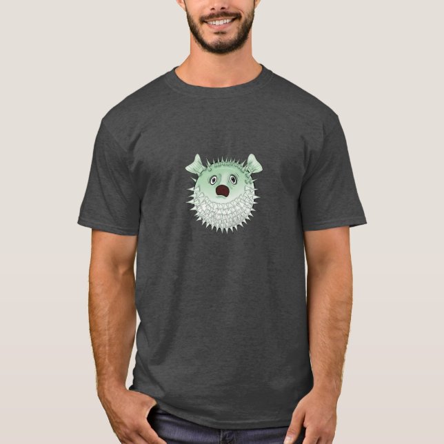 T-shirt Poisson-fleur offensé  (Devant)