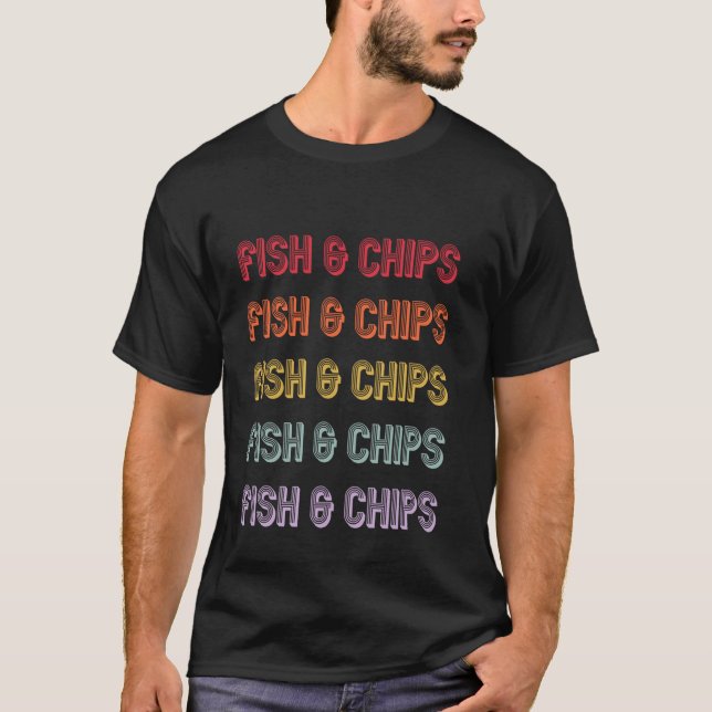T-shirt Poisson & Frites (Devant)