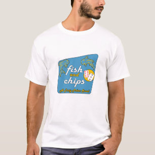T-shirt Poisson-frites "un casse-croûte savoureux de