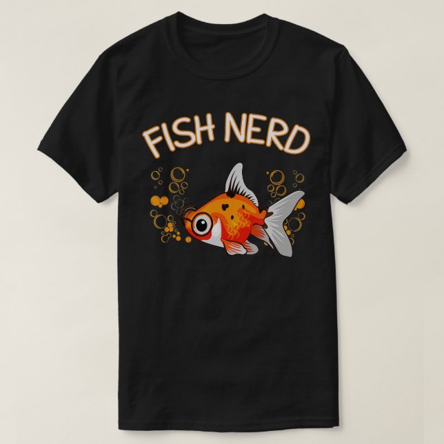 T-shirt Poisson Garde Poisson Nerd Pêche Lover Fishkeepkee (Design devant)