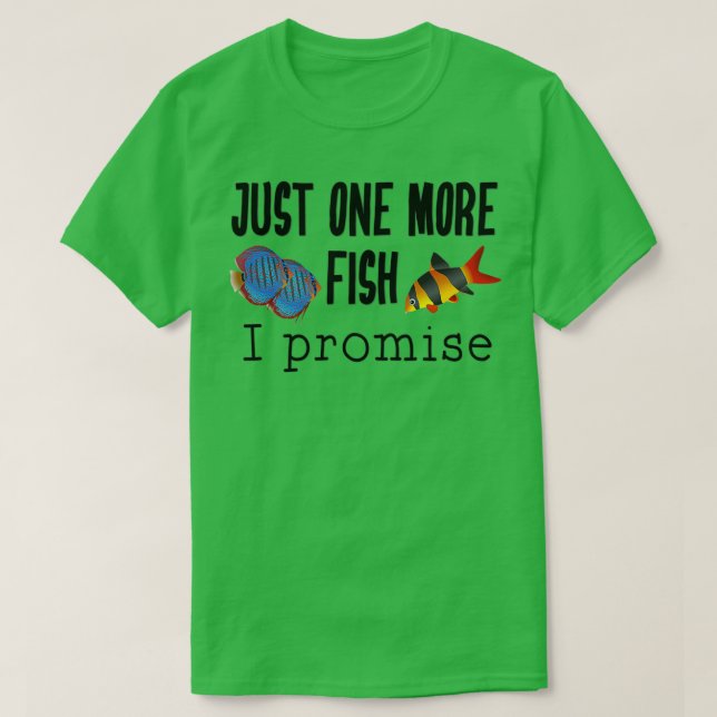 T-shirt Poisson Garder Les Amateurs D'Aquarium Juste Un Po (Design devant)