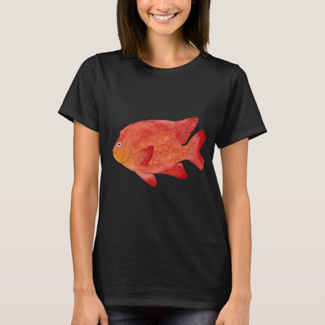 T-shirt poisson GARIBALDI-Hypsypops rubicundus (Devant)