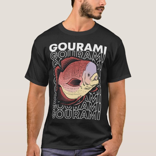 T-shirt Poisson géant gourami des années 80 (Devant)