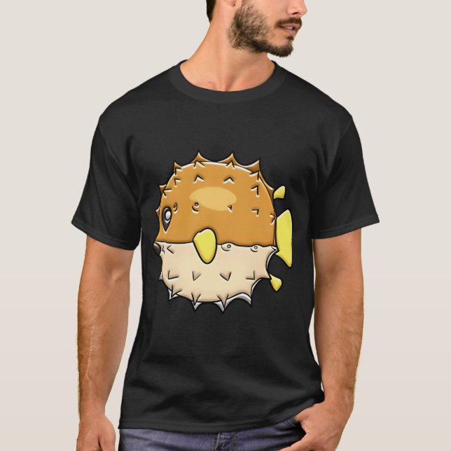 T-shirt Poisson-globe (Devant)