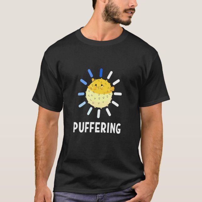T-shirt Poisson gonflable tamponnant (Devant)