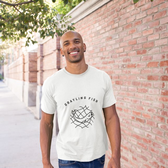 T-shirt Poisson gris (Créateur téléchargé)