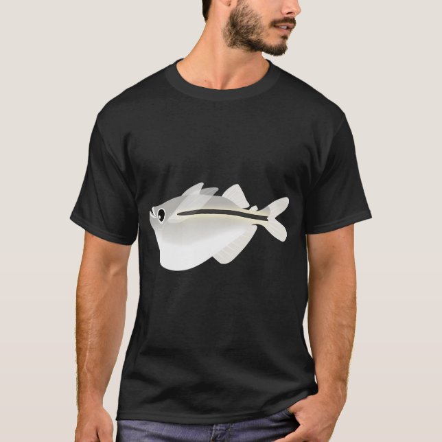 T-shirt Poisson-hachette argenté (G. levis) (Devant)