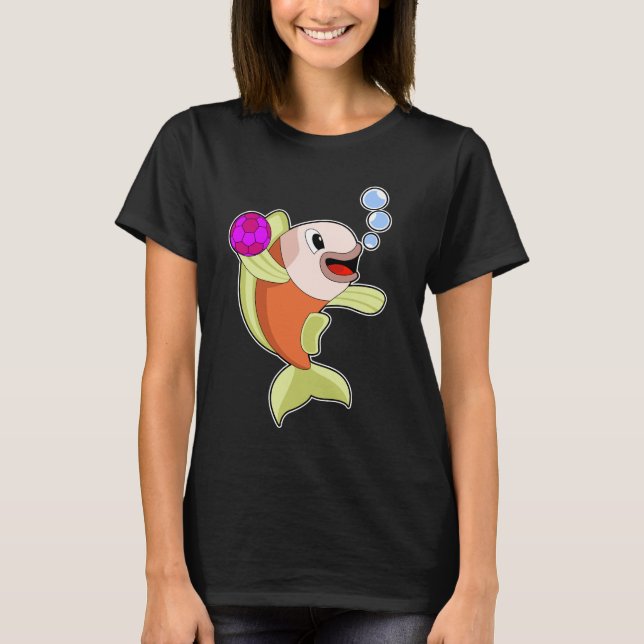 T-shirt Poisson Handball player Handball (Devant)