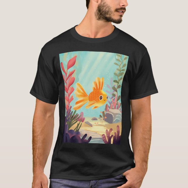 T-shirt Poisson heureux (Devant)