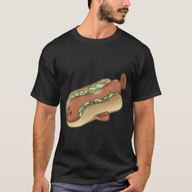 T-shirt Poisson Hotdog (Devant)