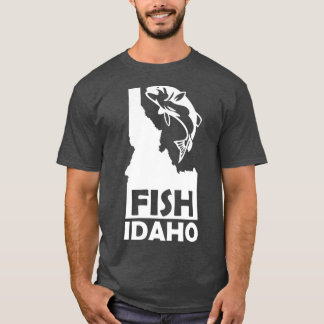 T-shirt Poisson Idaho Graphique de pêche Drôle Vêtements d