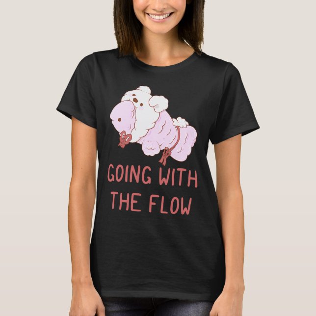 T-shirt poisson idiot qui suit le courant (Devant)