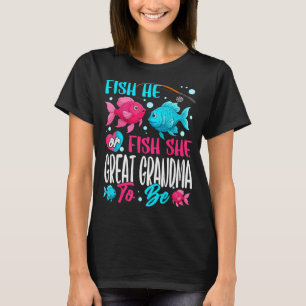 T-shirt Poisson Il Ou Poisson Elle Révélation Du Sexe Fami