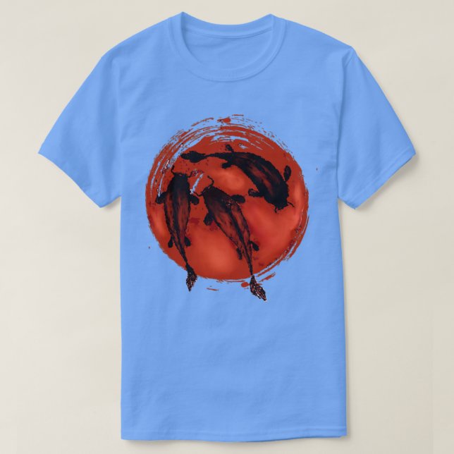 T-shirt poisson japonais (Design devant)