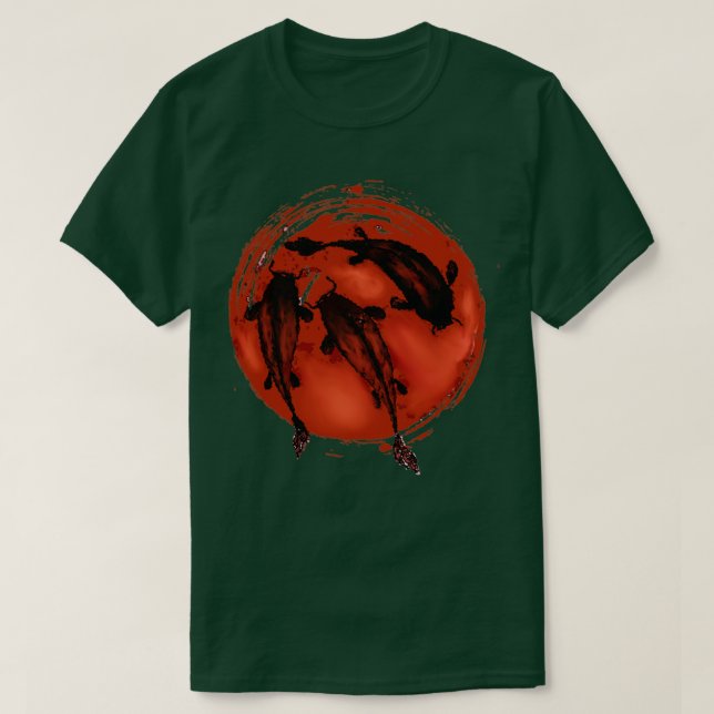 T-shirt poisson japonais (Design devant)