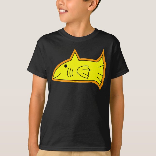 T-shirt Poisson jaune (Devant)