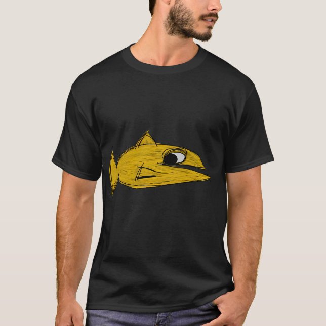 T-shirt Poisson jaune (Devant)