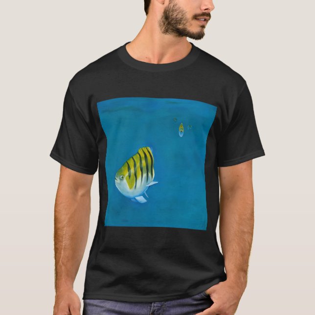 T-shirt poisson jaune (Devant)