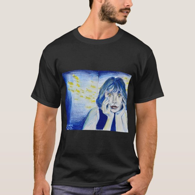 T-shirt poisson jaune (Devant)
