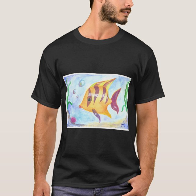 T-shirt Poisson jaune (Devant)