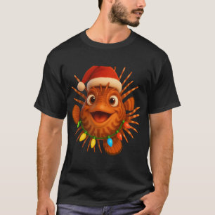 T-shirt Poisson-lion de Noël