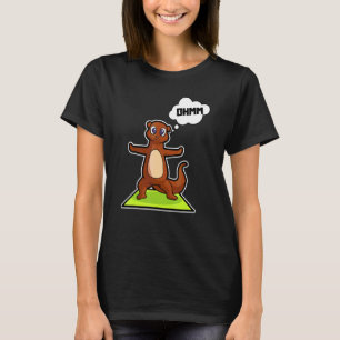 T-shirt Poisson Loutre Yoga Poses Sport Gymnastique Ohm Ba
