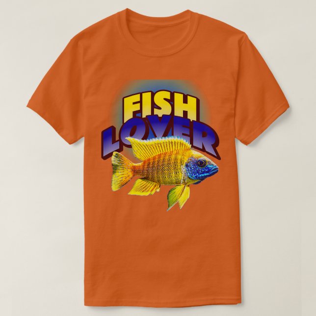 T-shirt Poisson Lover 2 (Design devant)