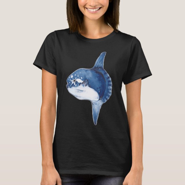 T-shirt Poisson-Lune - Mola Mola (Devant)