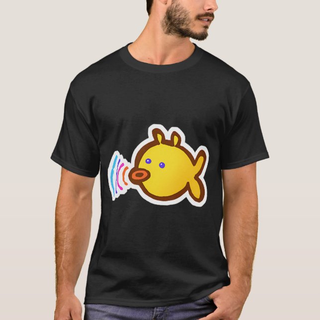 T-shirt Poisson Magique de l'Espace (Devant)
