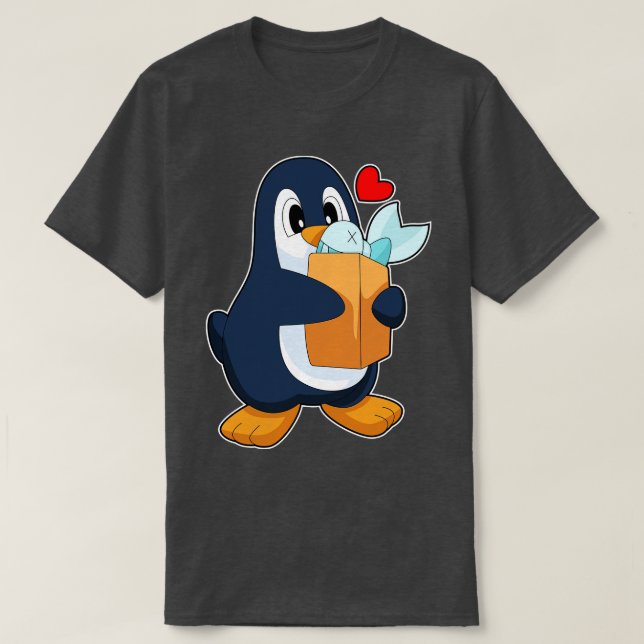 T-shirt Poisson Manchot (Design devant)