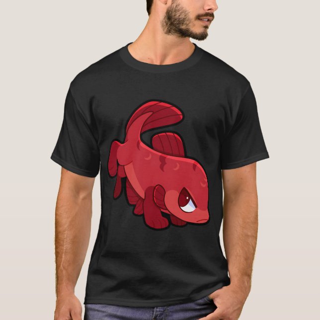 T-shirt Poisson marchand de Betta rouge (Devant)