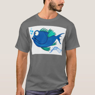 T-shirt Poisson marin
