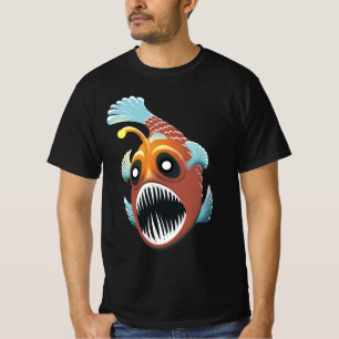 T-shirt Poisson marin profond