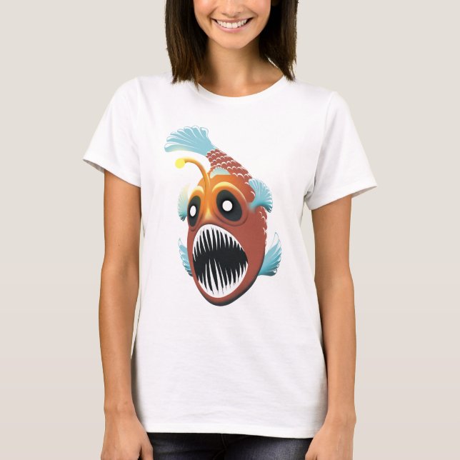T-shirt Poisson marin profond (Devant)