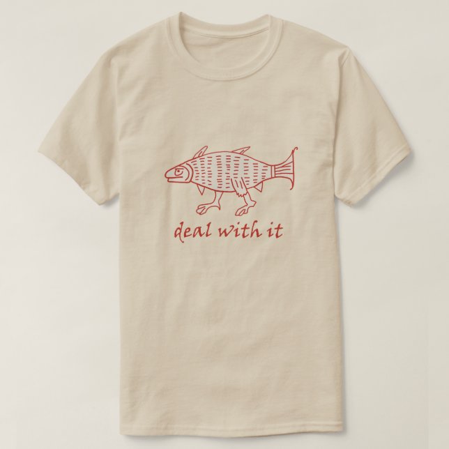 T-shirt Poisson médiéval (Design devant)