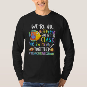 T-shirt Poisson Nous sommes tous différents Nous nageons C