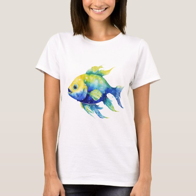 T-shirt Poisson Ombre (Devant)