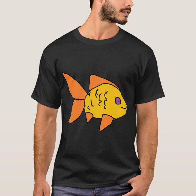 T-shirt poisson orange (Devant)