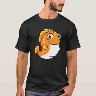 T-shirt Poisson Orange Chubby poisson gras