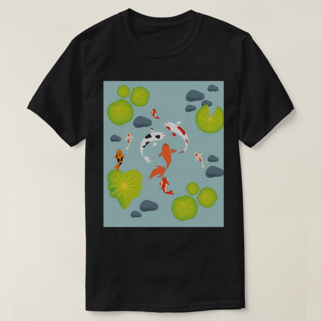 T-shirt Poisson ornemental (Design devant)