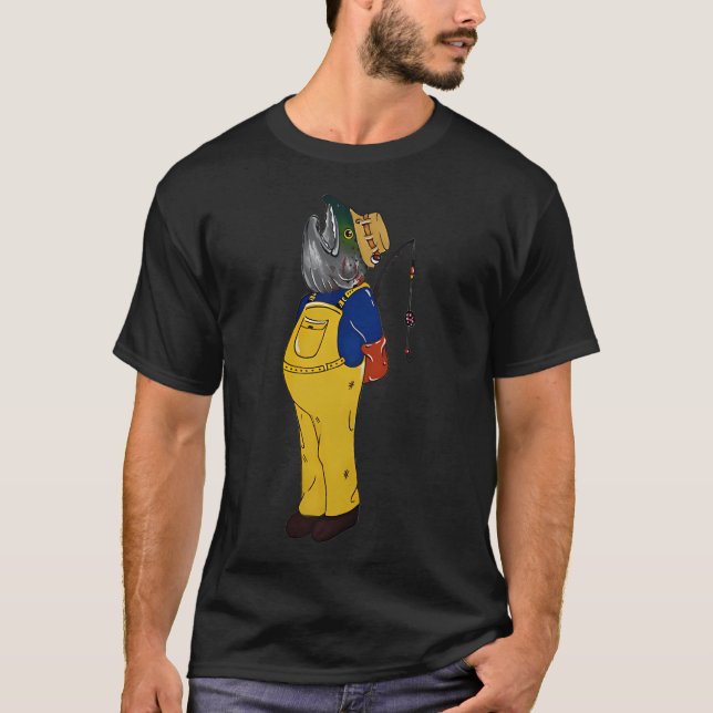 T-shirt Poisson ou homme (Devant)
