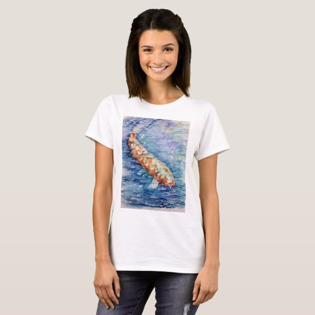 T-shirt Poisson panier (Devant entier)
