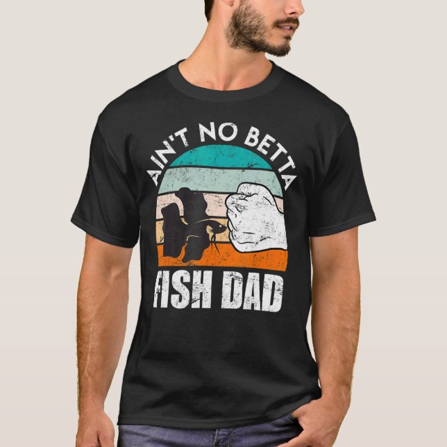 T-shirt Poisson papa Betta Fish (Devant)