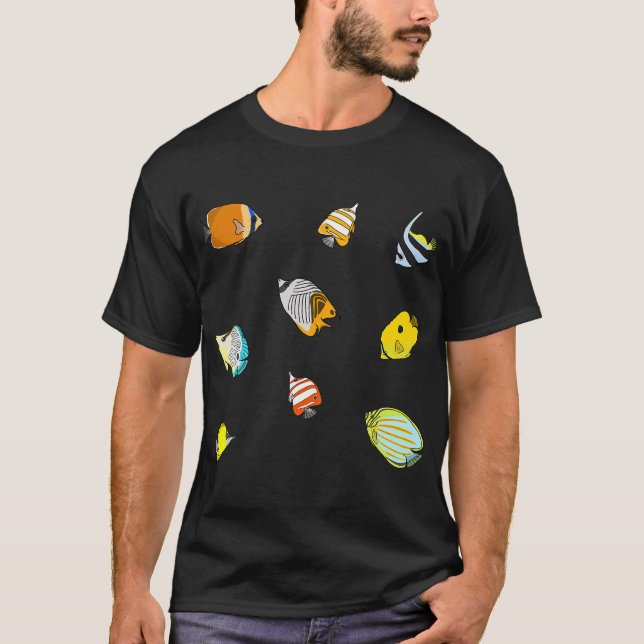 T-shirt Poisson papillon (Devant)