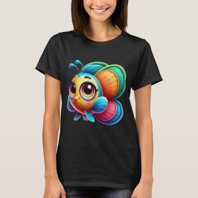 T-shirt Poisson-papillon adorable (Devant)